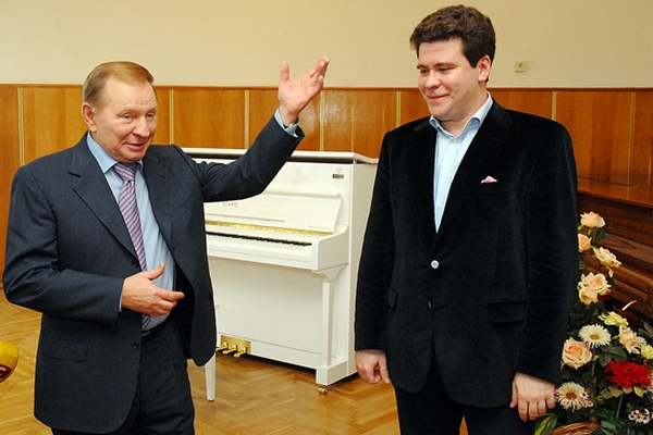 Денис Мацуев и  Леонида Кучма. Фото Сергея Даценко, "ФАКТЫ"