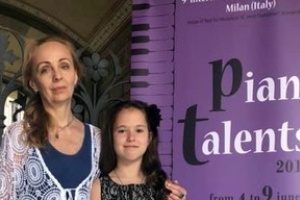 Юна піаністка Дитячої музичної школи No1 - володарка ІІ місця Міжнародного конкурсу в Мілан
